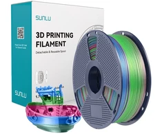 Sunlu PLA+ Silk Filament (Rainbow) 06