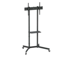 Laikiklis „Sunne“ grindų stovas | S1122 televizoriaus vežimėlis | 37–70 " | Maksimalus svoris (talpa) 45 kg | Juodas