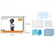 SunnyLife 2x Grūdinto stiklo 9H ekrano apsauga DJI Osmo Pocket 4P / 4 / 3 / OP4-BHM258-2 (SB12007) monitoriui