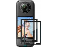 SunnyLife 2x grūdinto stiklo dangtelis LCD ekrano apsauga, skirta Insta 360 Insta360 X4 / X 4 / Ist-bhm799-2