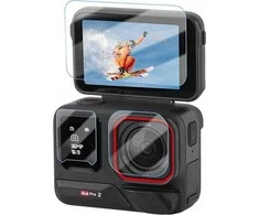 Sunnylife 6 objektyvų dangtelių rinkinys + 2 LCD ekranai Insta360 ACE PRO 2 kamera / BHM917