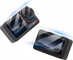 SunnyLife apsauginis dangtelis 2x ekrano apsauga + 3in1 objektyvas, skirtas DJI OSMO ACTION 5 PRO / OA5-BHM883