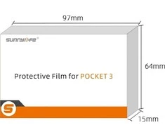 SunnyLife Cover Set ekrano apsauga ir objektyvas, skirtas DJI Osmo Pocket 3 / Op3-bhm716-1