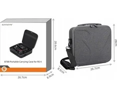 SunnyLife dangtelis maišelio dangtelis nešiojimo dėklas, lagaminas, skirtas DJI Gimbal Rs 4 / Rs4 / Ro-b788-d