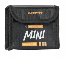 „SunnyLife“ dėklas, atsparus ugniai, 3 baterijos, „DJI Mini 5 4 3 Pro Mini 3“ / N5p-dc085-3