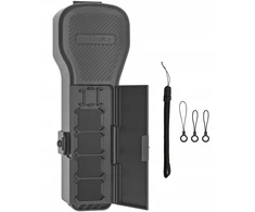 SunnyLife Dėklas Hard Case skirtas Dji Osmo Pocket 3 / 4 + papildomai skyrius filtrams + kortelei / Op4-k189-gy / pilkas (SB12316)
