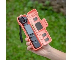 SunnyLife Dėklas Futeralis Apvalkalas Lagaminas Dėklas skirtas DJI Osmo Pocket 3 + Aksesuarai / Op3-k981-c / Oranžinė