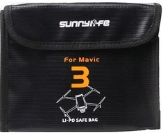 SunnyLife dėklo dėklas Dji Mavic 3 ugniai atsparus / 3 akumuliatoriams / M3-dc106-3