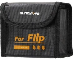 Sunnylife Dėklas, dangtelis, 3x baterijos, DJI Flip drono baterija, atspari ugniai / FP-DC956-3