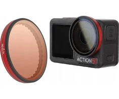 Sunnylife Hibridinis filtras 2in1 poliarizacinis PL Nd32, skirtas DJI Osmo Action 5 Pro / 5Pro / 4 / 3 / Fi903-32p