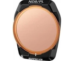 Sunnylife Hibridinis filtras 2in1 poliarizacinis PL + pilkas ND8, skirtas DJI AIR 3S 3 S + dėklas / FI923-8P