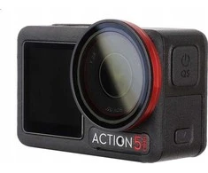 „SunnyLife“ filtras „Hybrydowy“ 2 in 1 poliarizacinis PL ND64, skirtas „DJI Osmo Action 5 Pro / 5 Pro / 4 / 3 / FI903-64P“