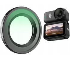 „SunnyLife“ juodo rūko filtras 1/4 efekto „Dji Osmo Nano“ kamerai + dėklas / On-fi075-d