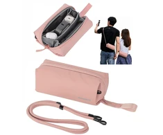 SunnyLife krepšys Dėklas Futerał Organizer Case, skirtas DJI Osmo Pocket 3 / Insta360 X5 / Go 3s / B018-p / Rožinė (SB11968)