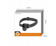 „SunnyLife“ šalmo galvos tvirtinimo dirželis DJI Osmo Nano / On-td111-h kamerai