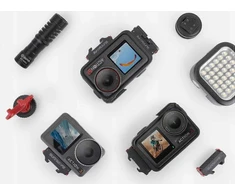 Sunnylife Pėdų rogučių ISO adapteris, skirtas DJI Osmo Action 5Pro / 5 Pro / 4 / 3 / AD938-D
