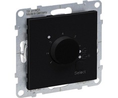 Legrand SUNO - Kambarių termostatas - temperatūros diapazonas: 5 C - 30 C (+ / - 0,5 C) - maitinimo šaltinis: 230 V ~ - 50 / 60 Hz, Juodas - Legrand 721436 Himp