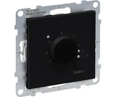 Legrand SUNO - Kambarių termostatas - temperatūros diapazonas: 5 C - 30 C (+ / - 0,5 C) - maitinimo šaltinis: 230 V ~ - 50 / 60 Hz, Juodas - Legrand 721436 Himp