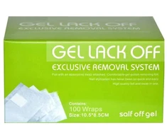 Sunone Hibridinė „Gel Lack Off“ valymo folija, 100 vnt.