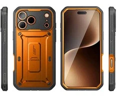 „Supcase Unicorn Beetle Pro“ dėklas, skirtas „iPhone 17 Pro Max“ – oranžinis