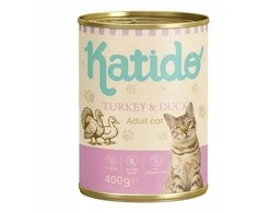 KATIDO kalakutiena with duck – šlapias kačių maistas – 400g