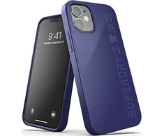 SUPERDRY SNAP DĖKLAS KOMPOSTUOJAMAS IPHONE 12 MINI NAVY Mėlynas