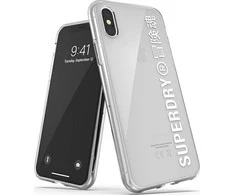 Dėklas SUPERDRY SNAP CASE CLEAR IPHONE X/XS TRANSPARENT / Baltas