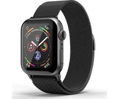 Išmaniojo laikrodžio Apple Watch metalinis dirželis, Juodos spalvos, 38/40/41mmmm
