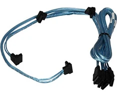 Supermicro SATA rinkinys 70/59/48/38cm apvalių laidų SATA kabeliai