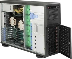 SuperMicro SuperChassis 743AC-668B serverio važiuoklė