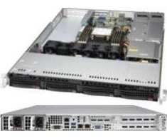 Super Micro Computer „SuperMicro“ serverio korpusas „SuperChassi CSE-815TQC4-R504WB3“ Juodas korpusas