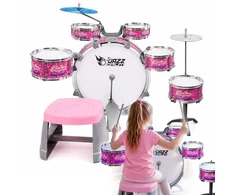 SUPRIMO K-DRUMS 3 rožinė perkusja vaikams zesta