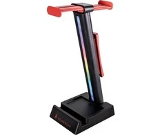 Stojak na ausinės SureFire Vinson N1 Dual Balance Gaming RGB Juodas