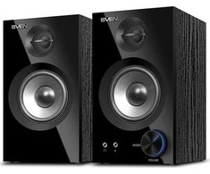 Kompiuterio kolonėlės SVEN SPS-621 2x14W, Ausinių/Mic priekiniai lizdai;Tembro valdymas; Garsumo valdymas priekyje; Bluetooth