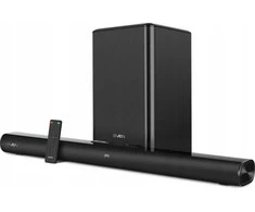 Kompiuterio kolonėlės Sven garso juosta SB-2200D, juoda (300 W, „DolbyDigital“, „Bluetooth“, HDMI, nuotolinio valdymo pultas, optinis, USB, ekranas, belaidis žemųjų dažnių garsiakalbis)