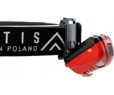 Montis Bateryjna latarka nagłowna su sensorem MT002 Raudona, Juodas Headband prožektorius LED