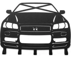 SWAGIER Skyline R34 Nissan Drift raktų pakabukas