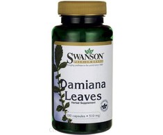 Swanson DAMIANA LAPAI 510mg – 100 kapsulių