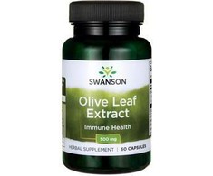 Alyvuogių lapų ekstraktas Oleuropein, Swanson, 500mg, 60 kapsulių