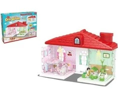 Swede Dollhouse su priedais