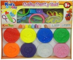 Swede Plastilinas su priedais, 8 spalvos