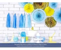 PartyDeco Gimtadienio žvakutė nr 1 auksinė blizganti 7cm