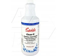 Swish STAINLESS STEEL POLISH clean-it - 1 l valymo priemonė, skirta nerūdijančio plieno paviršiams poliruoti ir konservuoti, pagaminta aliejaus pagrindu, bezzapachowy