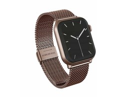 BURGA Metal Mesh Elegance do Apple Watch 38/40 mm (rose auksinis)