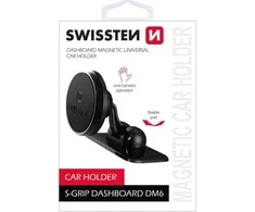 Swissten S-Grip DM6 universalus automobilio skydelio laikiklis su magnetu įrenginiams