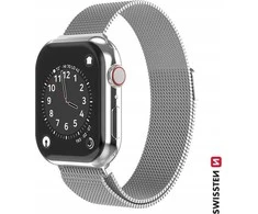 Išmaniojo laikrodžio Apple Watch 1/2/3/4/5/6/SE metalinis dirželis, Sidabrinės spalvos, 40/42mm