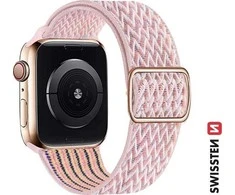 Swissten nailono apyrankė su sagtimi, skirta Apple Watch 42/44/45/49 mm