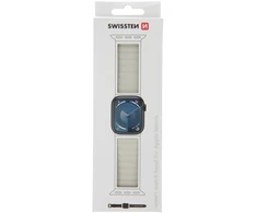 Swissten silikoninė magnetinė juostelė, skirta Apple Watch 42/44/45/49 mm