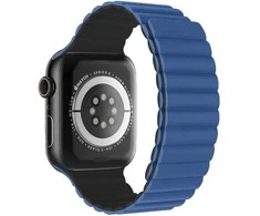 Swissten silikoninė magnetinė juostelė, skirta Apple Watch 42/44/45/49 mm