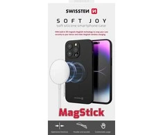 Dėklas Swissten Soft Joy Case MagStick Apple IPhone 14 Pro Max Juodas